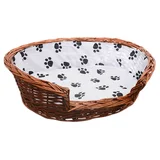 Cama para perro N°6 de mimbre 64 x 18 cm