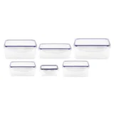 Set de 6 tuppers