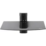 Soporte de DVD con vidrio negro