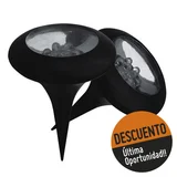 Set de 2 focos led para macetero