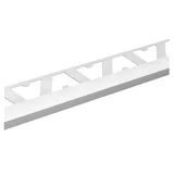 Guardacanto de aluminio cromo mate 10 mm x 2.5 m