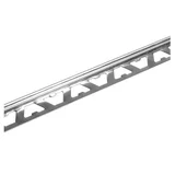 Varilla de acero inoxidable en L 10 mm x 2,5 m brillante