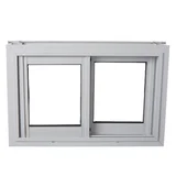 Ventana de aluminio Eco 2 blanca 60 x 40 x 8 cm