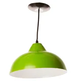 Lámpara de techo colgante 30 cm Una luz Verde E27