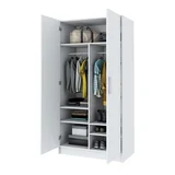 Placard 2 puertas blanco