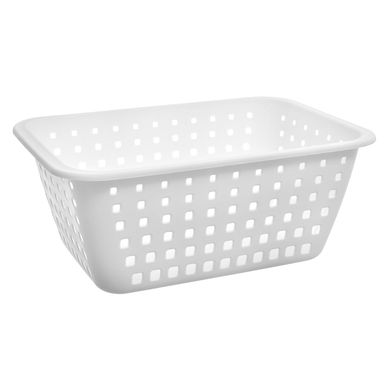 Canasto organizador de plstico blanco