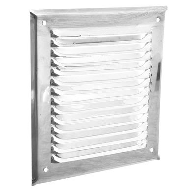Rejilla de ventilaci�n de acero inoxidable 15 x 15 cm