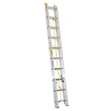 Escalera extensible de aluminio 20 escalones 5.17 m