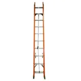 Escalera extensible de fibra de vidrio 20 escalones
