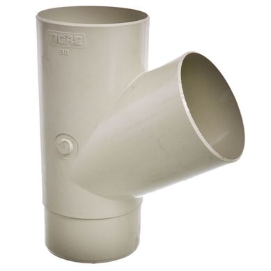 Ramal para canaleta Aquapluv beige 9 cm