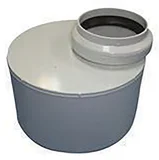 PVC junta elástica reducción tope MH 110 x 40 mm