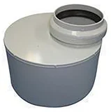 PVC junta elástica reducción tope MH 75 x 63 mm