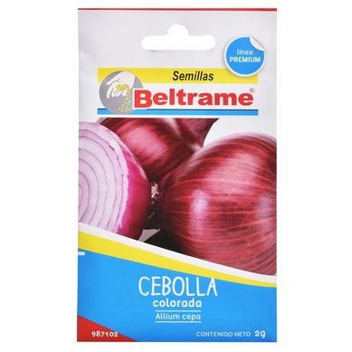 Semillas de hortaliza cebolla colorada