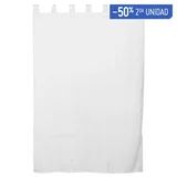 Cortina de tela Voile 140 x 210 cm blanca