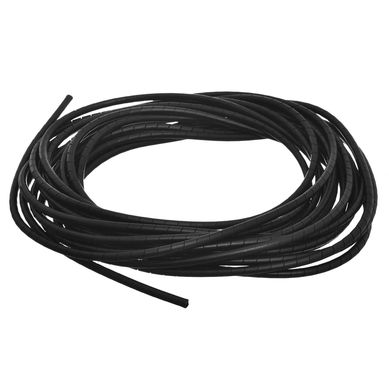 Cinta helicoidal 6 mm negra
