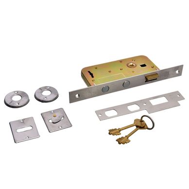 Cerradura Star 101 2 pernos Hierro Niquelado