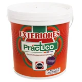 Pintura látex Práctico antihongos exterior mate blanco 3,6 L
