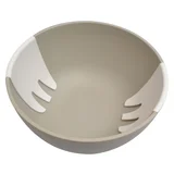 Ensaladera con cuchara Gris