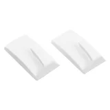 Pack de 2 ganchos adhesivo resistente al agua blanco