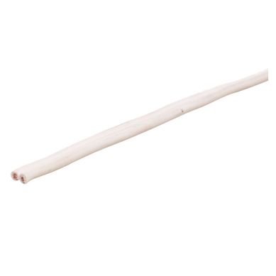 Cable gemelo 2 x 0,75 mm2 x metro Blanco