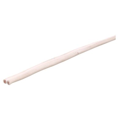 Cable gemelo 2 x 1,5 mm2 x 1 m Blanco