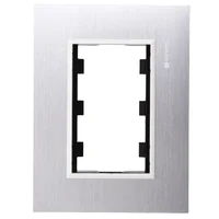 Módulo tapa + puente aluminio gris Duomo