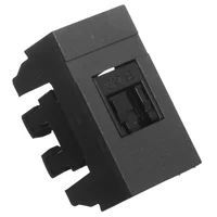 Módulo toma de datos RJ45 Grafito