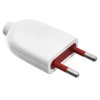 Ficha macho 10 A blanco