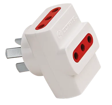Adaptador 3 Y a 3 tomas con tierra