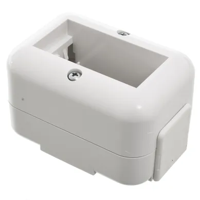 Caja exterior de 1 m�dulo blanco