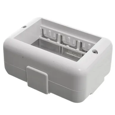 Caja exterior de 3 m�dulos blanco