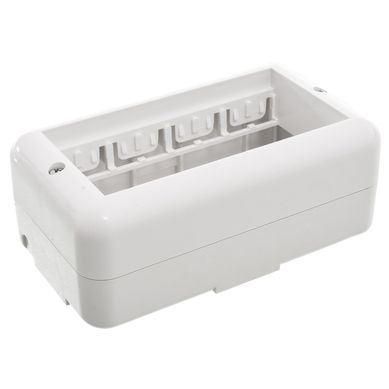Caja exterior de 4 m�dulos blanco