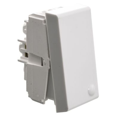 Interruptor unipolar 10 AX combinado blanco Reggio