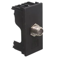 Toma coaxial 75 ohm gris Reggio
