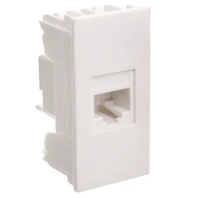 Toma RJ45 blanco Reggio