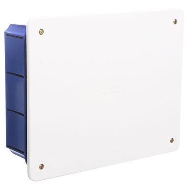 Caja de registro de embutir 195 x 154 x 70 mm blanco