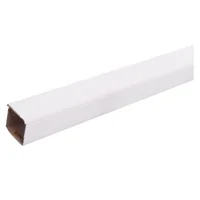 Canaleta 20 x 20 mm blanca