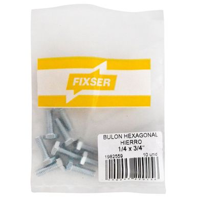 Bul�n hexagonal UNC 1/4