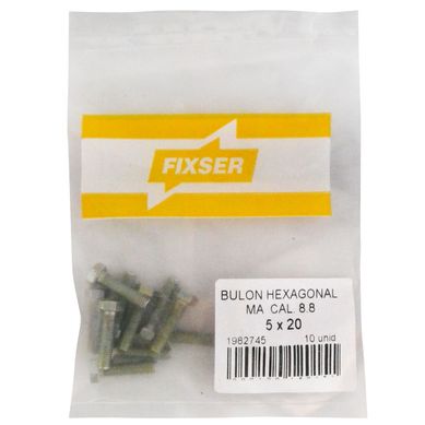Bul�n hexagonal MA 5 x 20 mm x 10 unidades