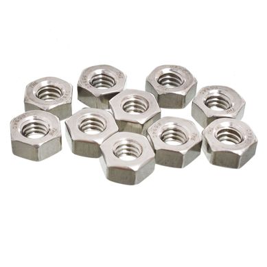 Tuerca hexagonal UNC inoxidable 1/4