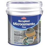 Revestimiento Recuplast Microcemento gris claro 25 kg