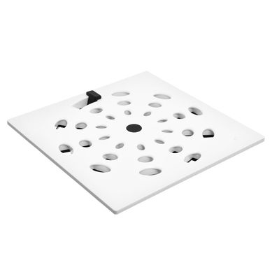 Rejilla rotativa blanca 15 x 15 cm