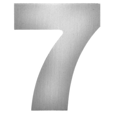 N�mero 7 adhesivo de aluminio 55 x 55 mm