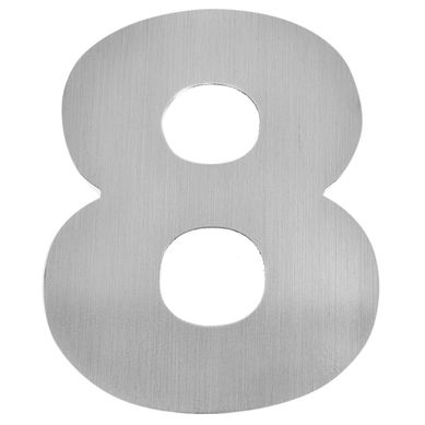 N�mero 8 adhesivo de aluminio 120 x90 mm