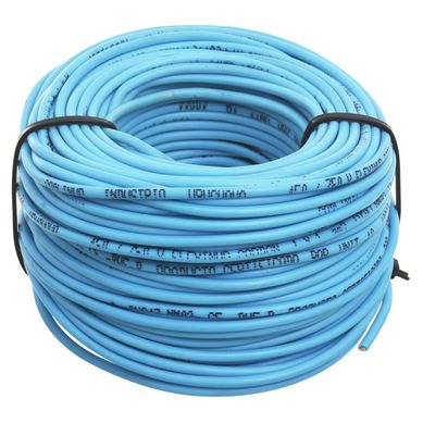 Cable unipolar 1 mm celeste 30 m