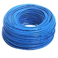 Cable unipolar 2 mm celeste 1 mt