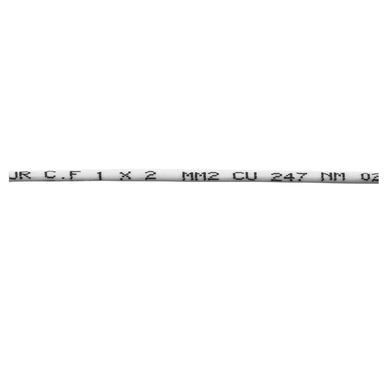 Cable Unipolar 2 mm2 blanco por metro