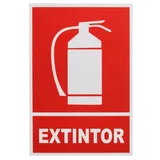 Cartel extintor de incendio 30 x 25 cm