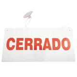 Cartel abierto/cerrado 30 x 25 cm