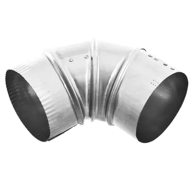 Codo de aluminio para campana